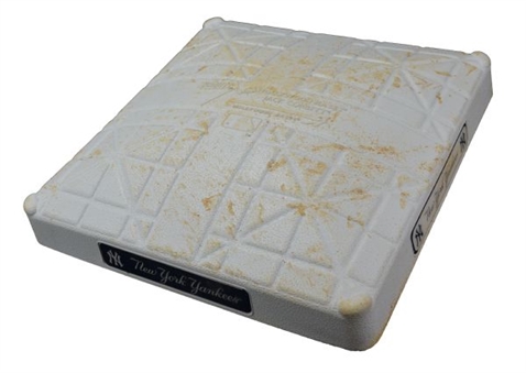 2012 Game Used Third Base from Yankee Stadium Red Sox at Yankees 10/2/12 (MLB AUTH)